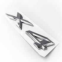 Емблема (наклейка, шильдик, логотип, літери) кришки багажника X4 BMW (БМВ) NEW Хром, фото 5