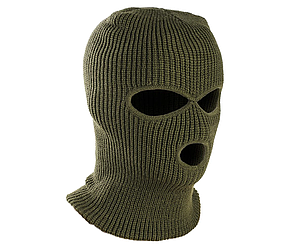 Балаклава зимова Mil-Tec олива на 3 отвори акрил провідник Mil-Tec Німеччина