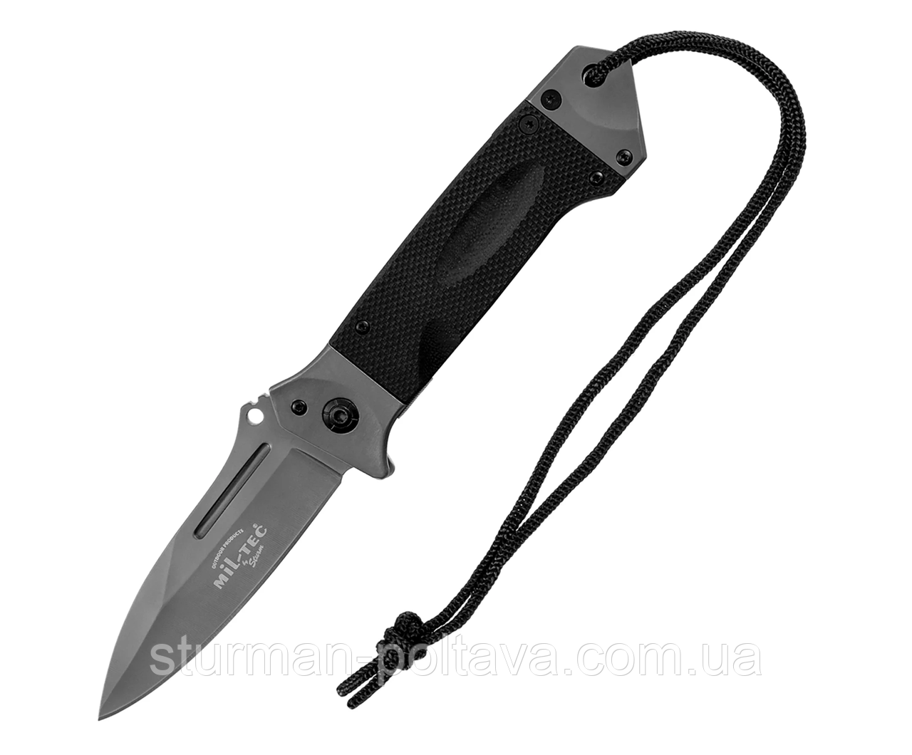 Ніж складаний армійський TASCHENMESSER DA35 SCHWARZ MIL-TEC Німеччина