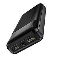 Зовнішній акумулятор 20000mAh Power Bank J72A Easy travel Micro-USB/Type-C вхід USB 2A виходу, з LED дисплеєм, фото 4