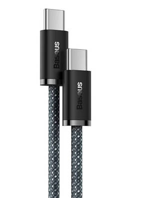 Кабель Baseus Dynamic Series Fast Charging Data Cable Type-C to Type-C 100W 2m Slate Gray, фото 3