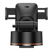 Холдер Baseus Wisdom Auto Alignment Car Mount Wireless Charger ( QI 15W ( Suction base ) Black, фото 3