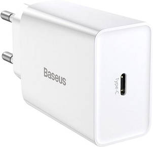 МЗП Baseus Speed Mini Quick Charger 1C 20W EU White, фото 1