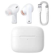 Навушники Bluetooth Baseus True Wireless Earphones Bowie M2 + White, фото 4