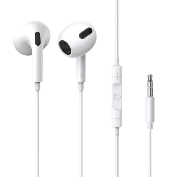 Навушники Baseus Encok 3.5mm lateral in-ear Wired Earphone H17 White