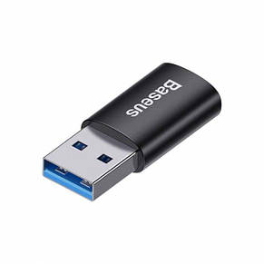 Адаптер Baseus Ingenuity Series Mini OTG Adaptor USB 3.1 to Type-C Black, фото 3