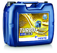 Масло моторное синтетическое NESTE Turbo+ Nex10W40, 20л