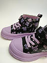 Черевики для дівчинки Clibee 709 bl-purpl чорні р.22, фото 4