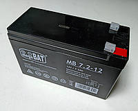 Аккумулятор AGM MegaBat 12V 7Ah VRLA (гелевый) для ИБП (UPS, Бесперебойника), освещения