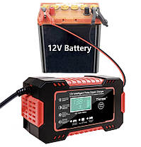 Зарядний пристрій автомобільного аккумулятора 6А 12В 4Аh-100Ah, розумна зарядка, фото 2
