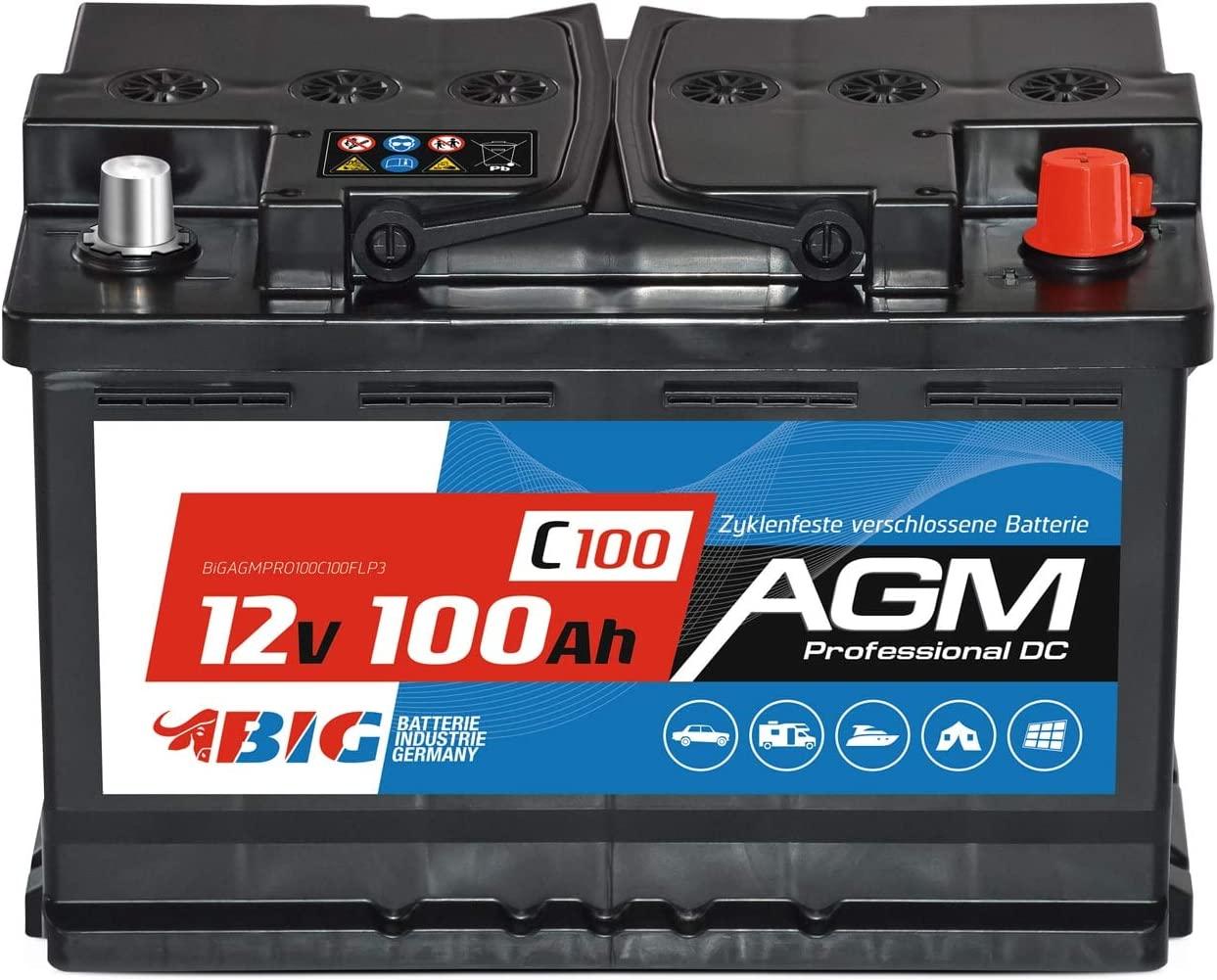 Акумулятор тяговий резервний AGM BIG C100 100Ah 12V
