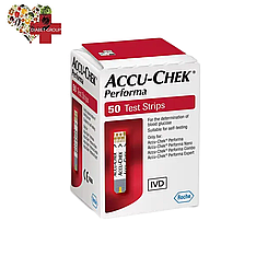 Тест-смужки Акку-Чек Перформа (Accu-Chek Performa) — 50 шт.