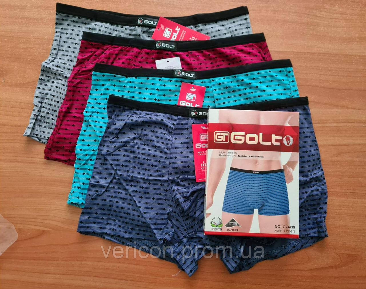 Купить Трусы мужские хлопок Golt, цена 55 ₴ — Prom.ua (ID#1665351294)