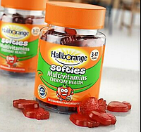 Мультивитамины для детей Haliborange Softies Multivitamins 30 желейки клубника