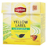 Чай Lipton Yellow Label 100г чорний (12)