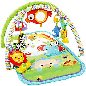 Игровой коврик 3 в 1 Fisher Price Друзья из тропического леса GXC36