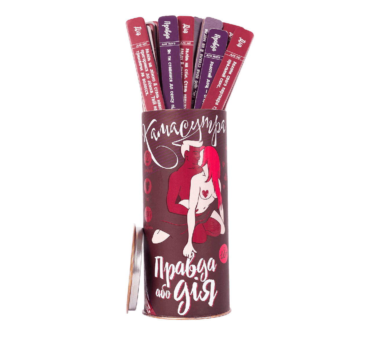 Настільна гра для пар «Правда чи Діло: Камасутра» карткова для дорослих 18+ для двох, фото 1