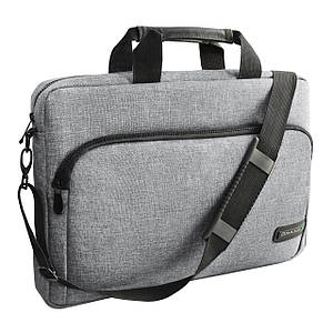 Сумка для ноутбука до 15.6" Grand-X SB-139G темно-сіра, ремінь через плече в комплекті