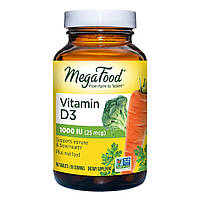 Витамины и минералы MegaFood Vitamin D3 1000 UI, 90 таблеток