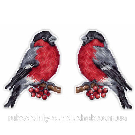 Набір для вишивання хрестиком новорічної іграшки Classic Design  Снігурі 8312, фото 1