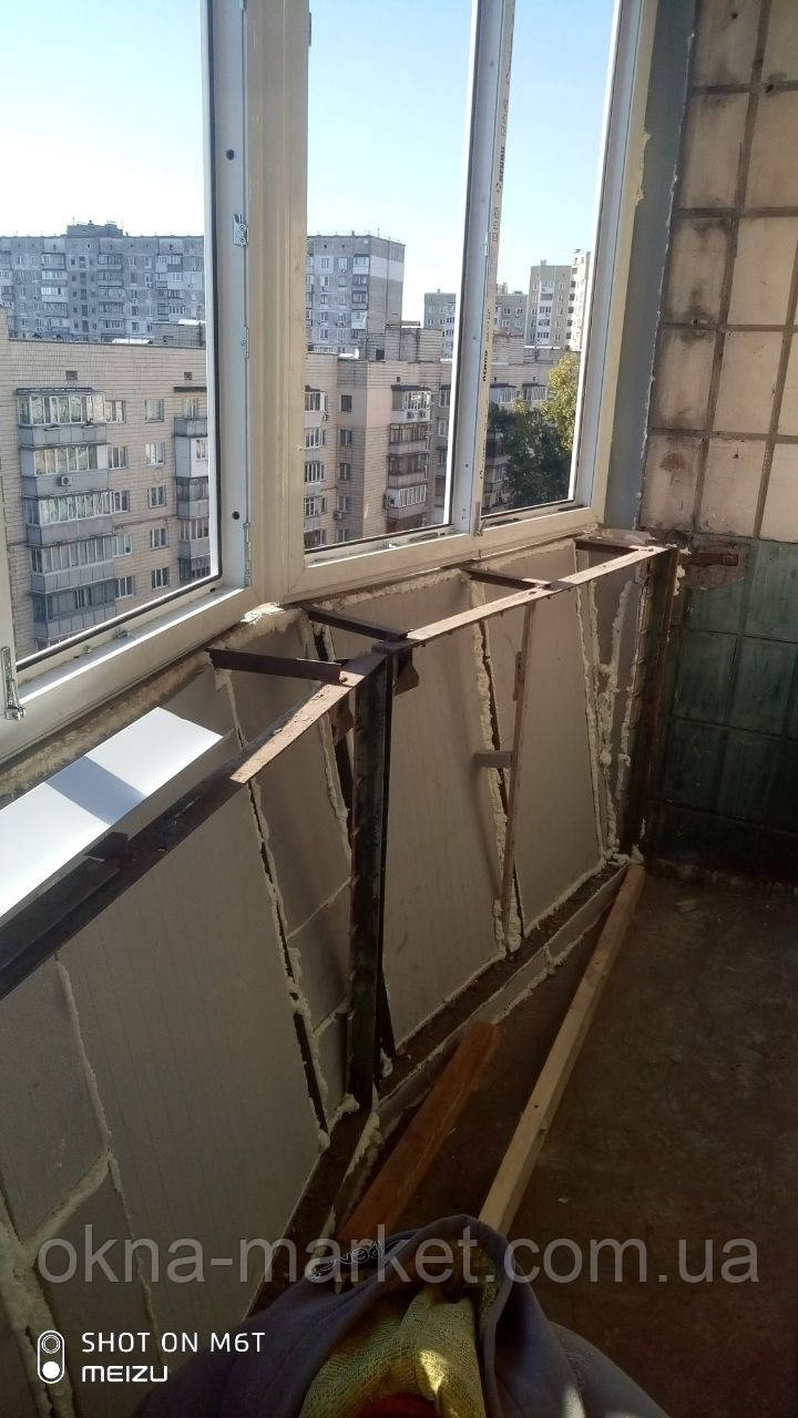 Ремонт балкона под ключ Гостомель - фото 5 - id-p1736474403