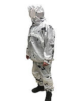 Маскувальний костюм тактичний ВСУ зимовий водовідштовхувальний білий (Клякса)