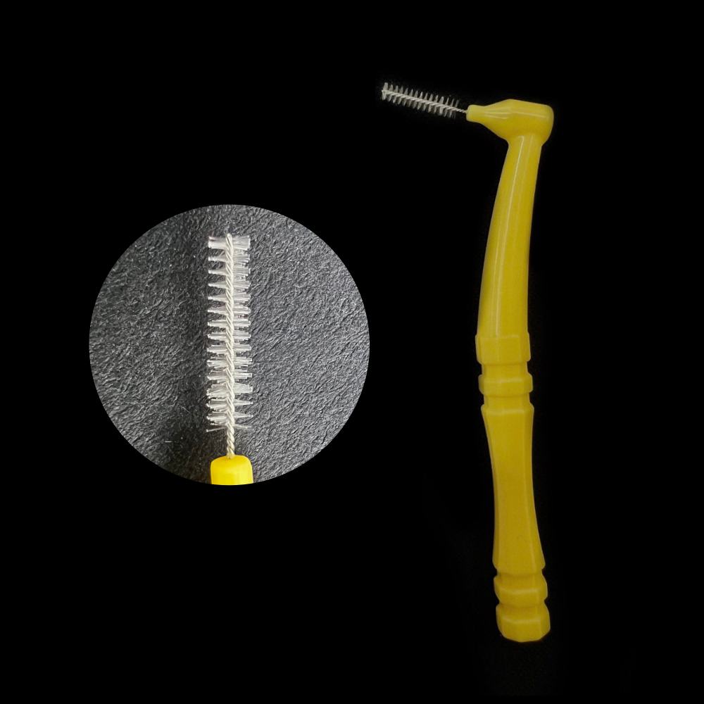 Щіточка Baby Brush для вій та брів "1" (бейбі браш), колір жовтий, фото 1