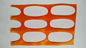 Сітка аварійна огороджувальна 1,0*50 м. Комірка 70*40 мм