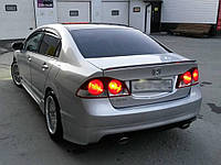 Сабля спойлер багажника Хонда Цивик 8 седан Лип спойлер на багажник для Honda Civic 8 sd 2005-2011