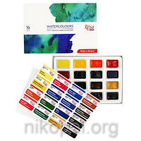 Фарби акварельні "ROSA Studio" 16 кольорів (340204)