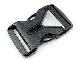 Фастекс пластиковий 25мм NEW  колір чорний