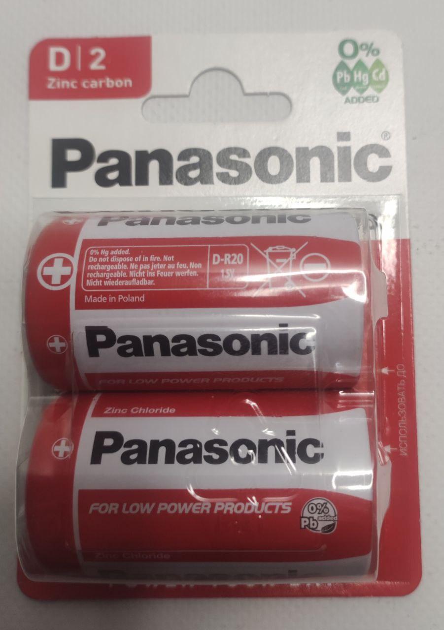 Купити Батарейка R20 Panasonic D-R20 (блІстер) 2ps 2025, ціна 130 грн ...