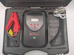 Пуcкoвoe зapяднoe уcтpoйcтвo для aвтoмoбиля (буcтep) c кoмпpeccopoм 2-в-1 Jump Starter 12V PRO-JS158 PROTESTER