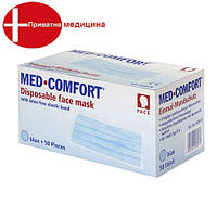 Маска захисту тришарова MED COMFORT