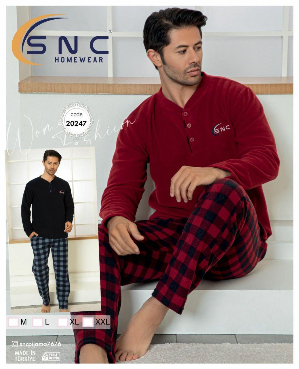 Чоловіча ФЛІСОВА піжама домашній костюм штани+кофта ТУРЦІЯ БОРДОВИЙ, фото 1