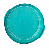 Таз пластиковий харчовий 16 літрів круглий бірюзовий Ø 45.5 см h=16.5 см (ПолімерАгро), фото 3