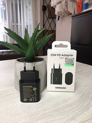 Адаптер для швидкого заряджання Samsung USB-C 25Вт, EP-TA800 В'єтнам, фото 3
