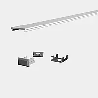 Рассеиватель16х2000мм матовый поликарбонат для LED-профиля LP1608B1 (LP1608B4)