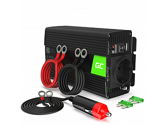 Автомобільний інвертор Green Cell 24V на 230V 300W/600W (INV14) Чистий синус