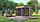 Modulare Sauna 3,3x2,3m, Lamellenausführung mit Panoramafenster Gartensauna-21 von Thermowood Production auf schlüsselfertiger, фото 3