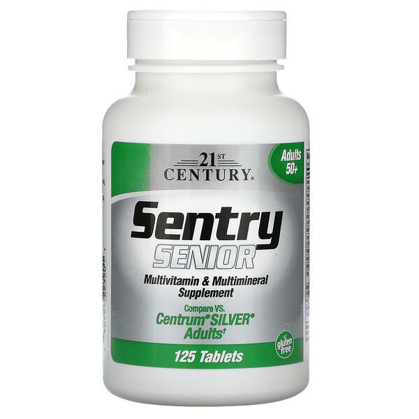 Купить 21st Century, Sentry Senior 50+ (125 таб.), мужские витамины ...