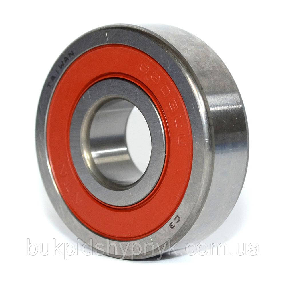 Підшипник кульковий NTN 6303 2RS C3 (6303 LLU C3/5K)(180303) (17x47x14)