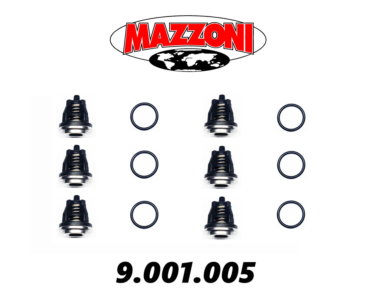Комплект клапанів для насоса ВД Mazzoni P9.001.005
