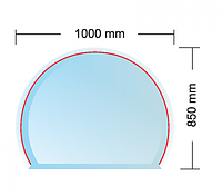 Cтеклянная подложка MILANO под печь (толщина 6 мм)