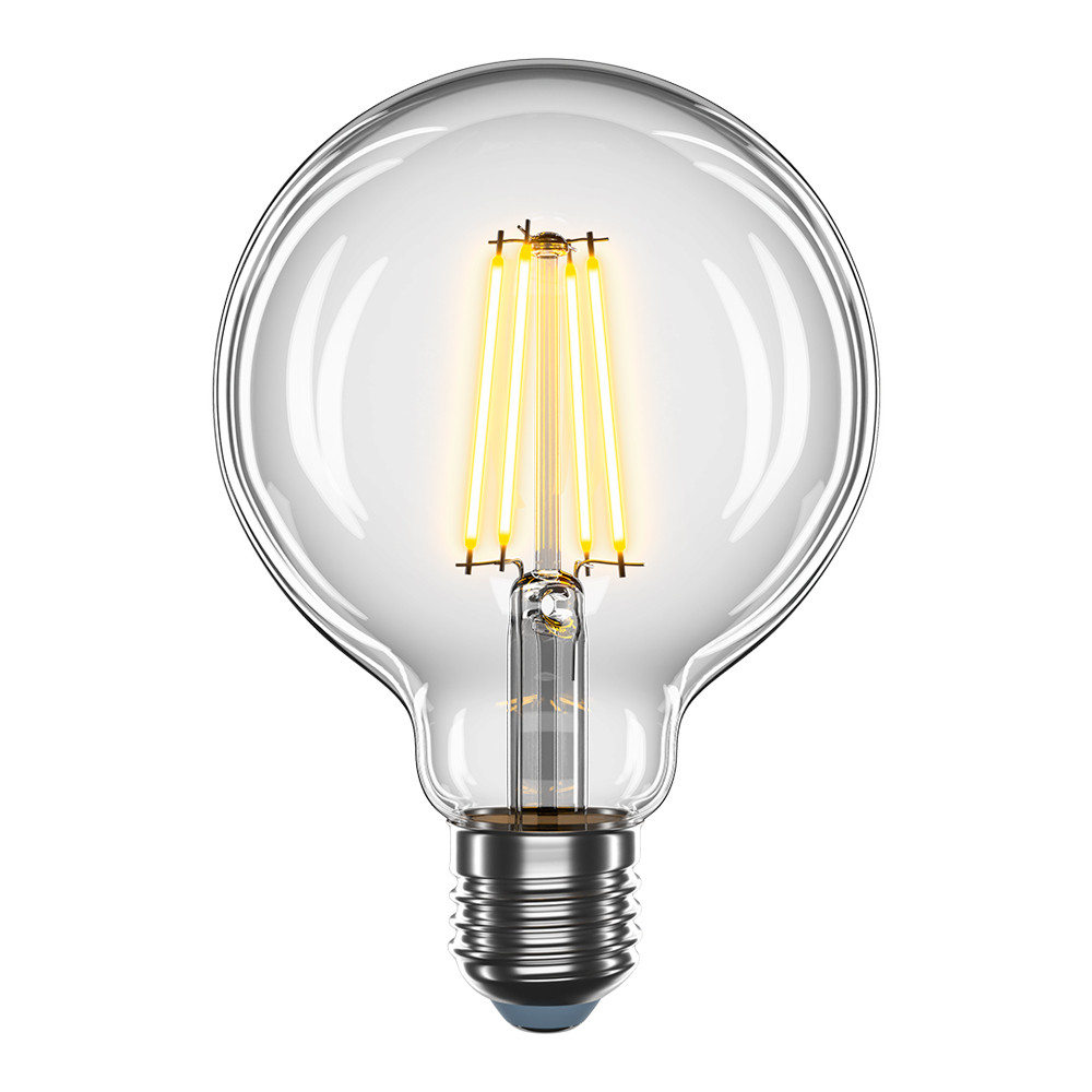 LED-лампа V-Filament-G95, 8W, E27, 4100 K, 800 Lm (21-46-22) Арт.39381 Velmax