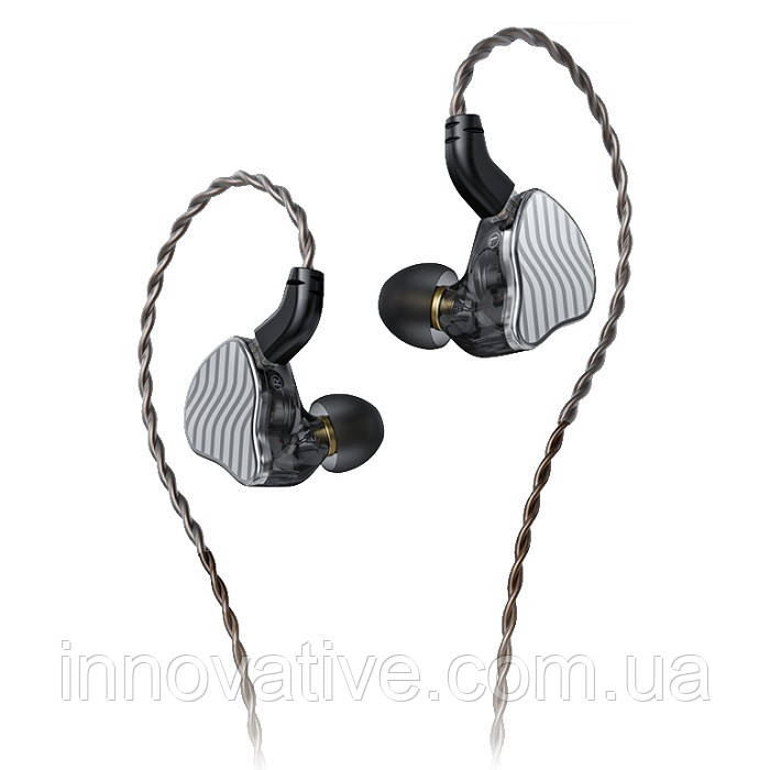 Вакуумні навушники FiiO JH3 з гібридною конструкцією (Чорний)