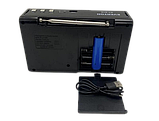Переносний радіоприймач Everton RT-816 з ліхтариком, Bluetooth FM USB SD, фото 2