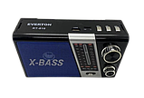 Компактний портативний радіоприймач BT EVERTON RT-816 з ліхтариком, Bluetooth FM USB SD, фото 4