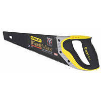 Ножовка STANLEY "FatMax® Jet - Cut" с покрытием "Appliflon", длина 380мм, 7 зубов на дюйм, продольный и