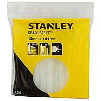 Термоклей STANLEY "Dualtemp" для клеевого пистолета d=11.3 мм, 24 шт. 1-GS20DT